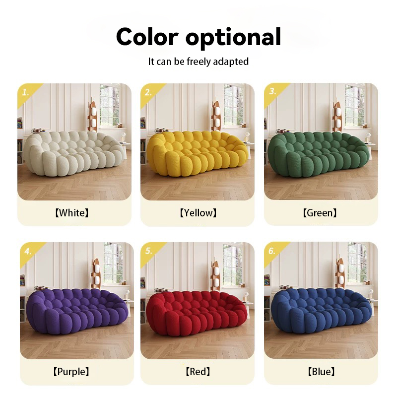 Canap&eacute; boule &agrave; bulles